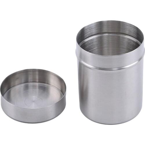 Storage Bottles & Jars 304 Stainless Steel Sealed Cans Portable Storage Tank Milk Tea Cans Seasoning Jar