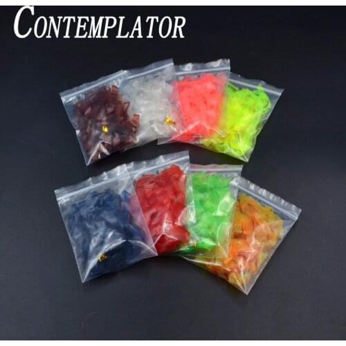 CONTEMPLATOR 6mm width caddis larvae stretching skin 8colors nymph wing cases&bodies wrap scud back elastic fly tying material