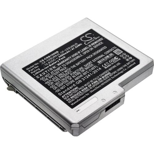 CS 4400mAh / 47.52Wh battery for Panasonic Toughbook CF-B11, Toughbook CF-B10 CF-VZSU69J2, CF-VZSU69JS