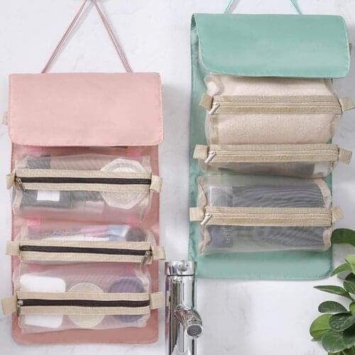 1PCS Travel Organizer Water Proof Separable Nylon Multifunctional Cosmetic Makeup Bags for Outdoor Bathroom Wash Bag