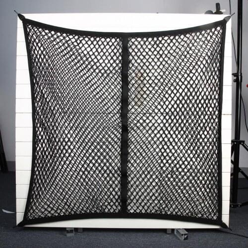 Double-Layer High Elastic Car Rear Cargo Net Trunk Mesh Storage Sack Organizer Car Accessories 120cm x 110cm