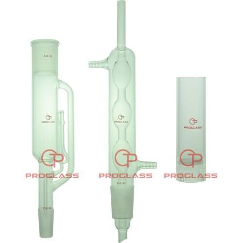 Lab Glass Soxhlet Extraction Apparatus Set 34/45 with Extraction Thimble