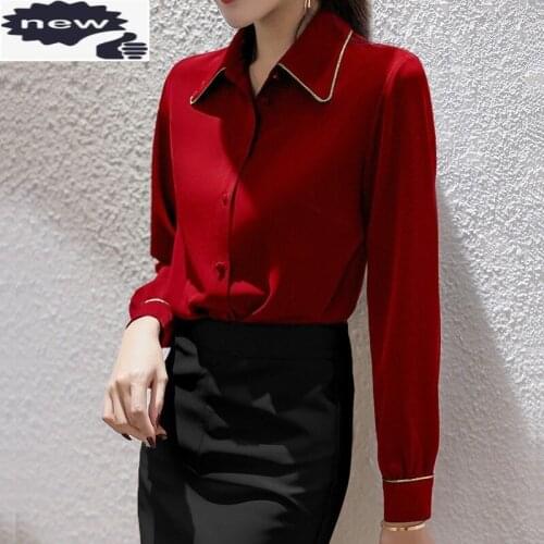 Fashion Women Elegant Office Long Sleeve Loose Blouse Designer Single Breasted White Tops Shirts Streetwear Plus Size 4XL