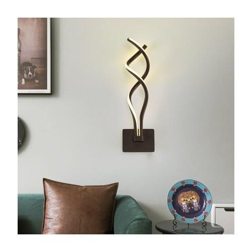 Nordice bathroom light wood dining room corridor bedroom lampara pared cabecero de cama