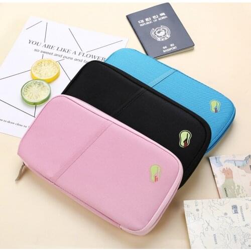 New Brand Portable Travel Passport Credit ID Card Cash Organizer Holder Wallet HandBag Storage Pouch pocket travelus Folder