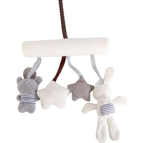 Hanging Toy for Stroller Music Plush Activity Crib Stroller Toys Pushchair Pram Stroller Bedding Car Seat Cot A2UB