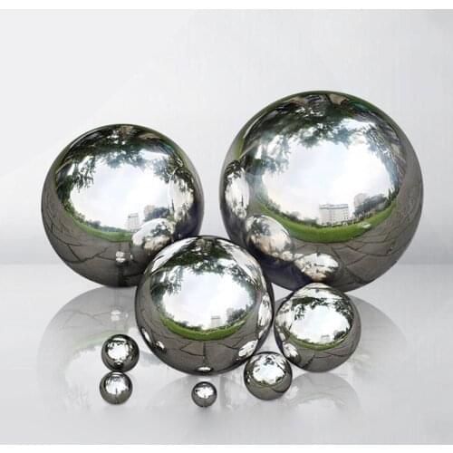 304 Stainless Steel Hollow Ball Seamless Mirror Ball Shine Sphere For Shopping Malls, Home Decoration, Office Space Decoration