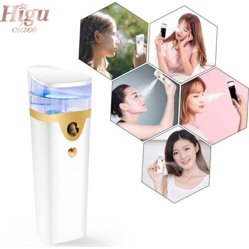 Portable Nano Facial Steamer Face Sprayer Handy Nebulizer Mist Humidifier Skin Care Moisturizing Beauty Device USB Charging