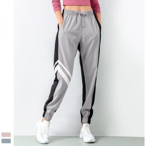 Casual Women Sport Pants Elastic Waist Loose Drawstring Training Gym Yoga Clothes Workout Running Trousers Joggers Drop Mujer
