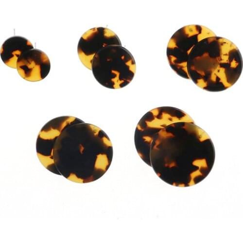 Japanese And Korean Series Simple New Earrings Pure Colour Colorful Earrings For Women Girl 2020