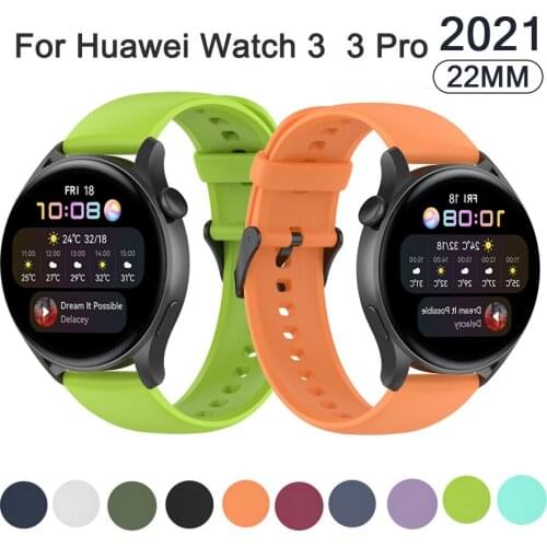 New Watch Band 22mm Genuine Official Strap For Huawei Watch 3 3 Pro Strap Replacements Huawei GT 2 GT2 Pro Watch Strap Bracelet