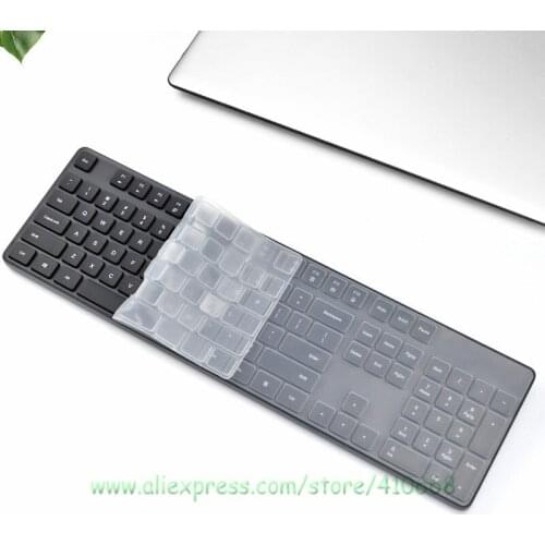 For Xiaomi Mi Wireless Keyboard Mouse Keyboard Cover Protector Skin Silicone Dustproof Desktop PC