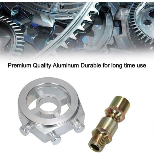 M20*1.5 and 3/4-16 Universal Oil Filter Cooler Sandwich Plate Adapter/Oil Adapter/car meter Hex plugs Aluminum