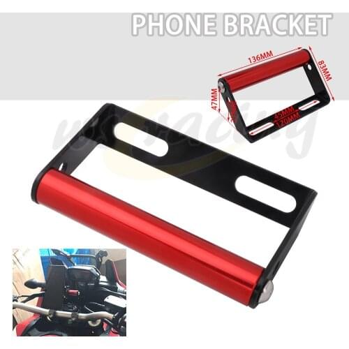 Universal Motorcycle Bike Extension Crossbar Bracket Extender Lengthen Mount Lightweight Flashlight Motorcycle GPS Phone Holder