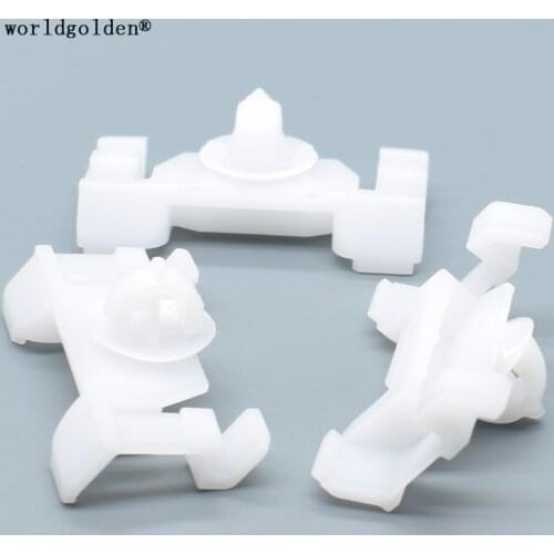 Worldgolden 100pcs auto fasteners Under Rocker Panel Fender Retaining Clip for MBZ#A0099884178