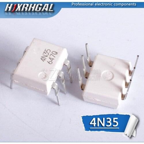 1PCS 4N35 DIP DIP6 Ophotoelectric coupler