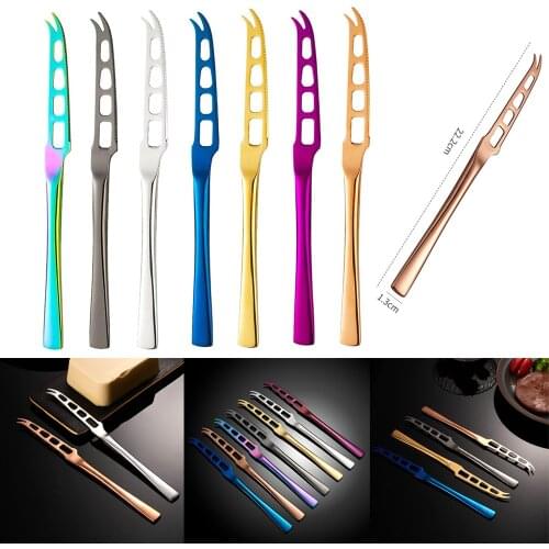 1pcs 22×1.3cm Stainless Steel Butter Cutter Cheese Jam Spreaders Cream Cutter Multifunction Utensil Dessert Toast Breakfast Tool