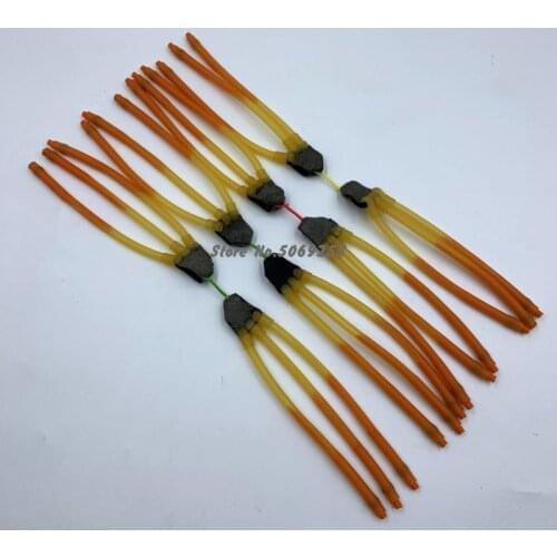 10/20pcs New High Quality Fishing Rubber Band Outdoor Slingshot Hunting Shooting 2050 High Power Shooting Slingshot Rubber Band