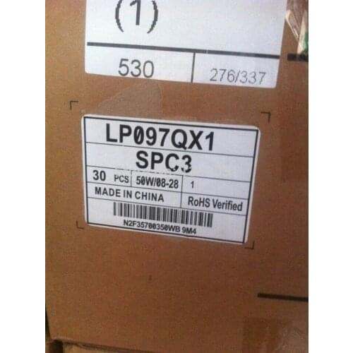 100% original new LP097QX1-SPC3 LP097QX1(SP)(AV) LP097QX1-SPAV for i PAD 3 LED LCD 2048x1536 Panel