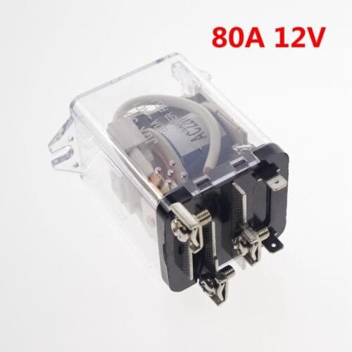 12VDC 80A SPDT Power Relay Motor Control Silver Alloy x 1