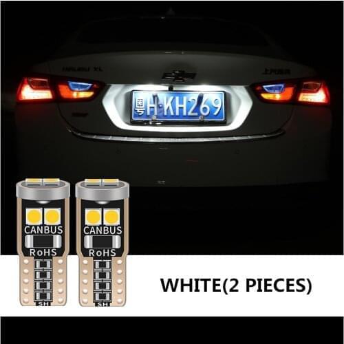 2Pcs LED Canbus T10 W5W 3014 24SMD Car Interior LED Light Bulb Clearance Light For Skoda Superb Octavia A7 A5 2 Fabia Rapid Yeti