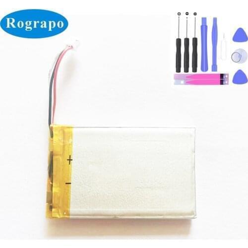 3.7V New 1800mAh Battery For ONEXT Touch&Read Touch Read 001 7" / MR.BOOK Clever E-Ink SiPix Accumulator 3-Wire Plug