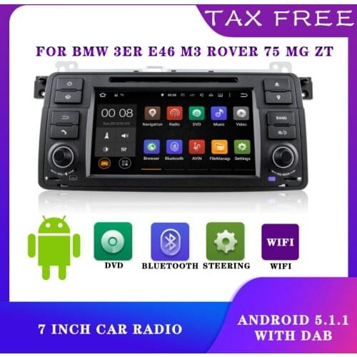 7Inch Audio Android Car Radio For Bmw E46 M3 Rover 75 MG ZT Gps Usb Fm Bluetooth Car Stereo HD 1+16G Car Electronic Accessories