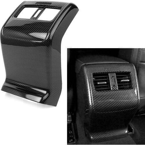 Carbon Fiber ABS Car Rear Armrest Air Vent Cover Trim For Honda Accord 10th 2018 2019 2020 2021