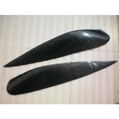 Carbon Fiber Headlight Cover Eyelid Eyebrow for 2004 – 2006 Mitsubishi LANCER VRX Ralliart