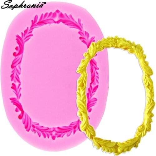 Sophronia DIY Flower Wreath 1pcs UV Resin Jewelry Liquid Silicone Mold 3D Resin Mold For DIY Making Jewelry Necklace Art M395
