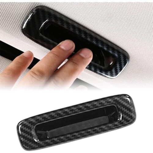 For 2018 2019 2020 2021 Honda Accord Carbon Fiber Sunroof Handle Cover ABS Plastic Auto Accessories Decoration