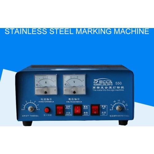 Electric Metal Nameplate Corrosion Marking Machine Electrochemical Stainless Steel Kitchenware Marking Machine