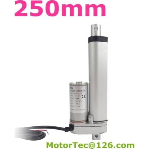 250mm stroke 1600N 160KG load capacity high speed 100mm/s 12V 24V DC electric linear actuator,actuator linear