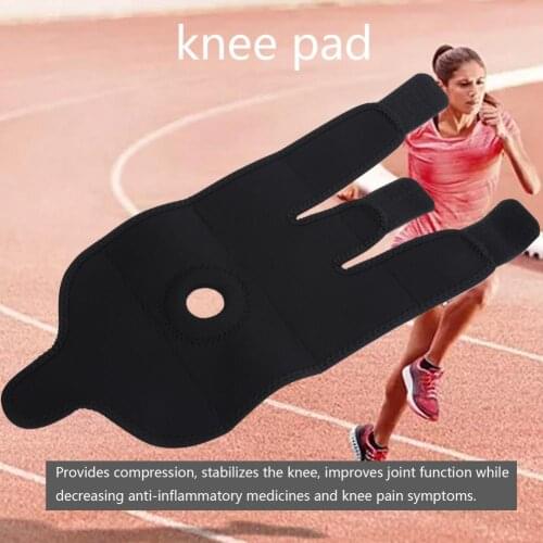 1Pcs Adjustable Breathable Sports Safety Knee Brace Support Outdoor Running Basketball Cycling Knee Pads Spring Protective Gear