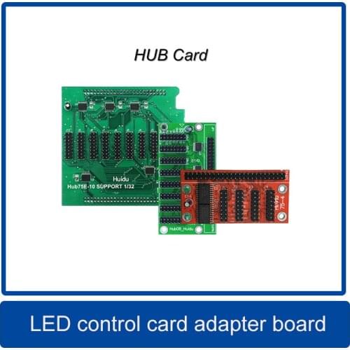 HUB75E/HUB08/HUB12 LED display control card adapter board connection module