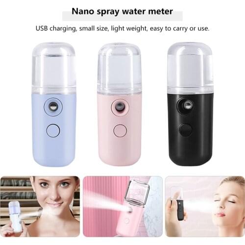 Exfoliating Instrument Spot Cleaner Ultrasonic Essential Oil Steamed Face Moisturizing Diffuser Water Nano Sprayer Clean