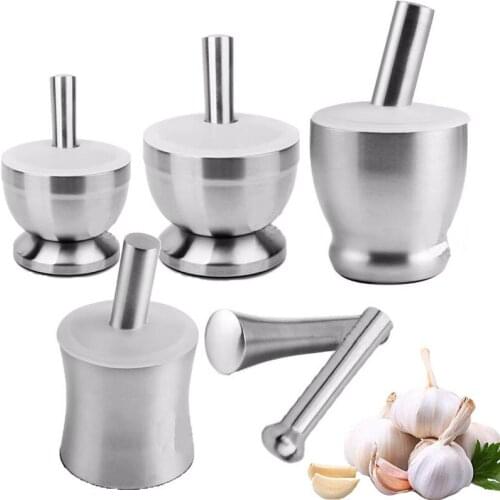 Mincer Garlic Chopper Maker Spice Grinder Garlic Presser Cutlery Dull Polish Manual Food Smasher Triturater Kitchen Tool 1pcs