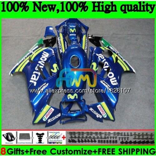 CBR600F3 Kit For HONDA Movistar Blue CBR 600F3 600 FS F3 95 96 1997 1998 3BS.143 CBR600FS CBR600 F3 1995 1996 97 98 Fairing Tank