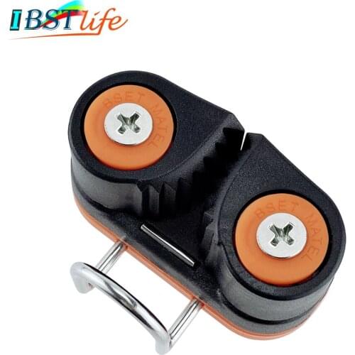 Composite 2 Row Matic Ball Bearing Cam Cleat with leading Ring Pilates Equipment Boat Fast Entry Rope Wire Fairlead Sailing
