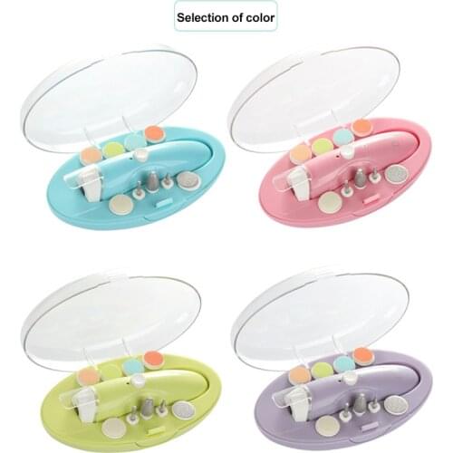 New Childrens Baby Anti-scratch Multifunctional Rechargeable Electric Nail Polisher Newborn Nail Clippers Set For Baby Care