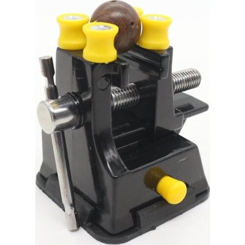 Mini DIY Metal Home Tools Table Bench Press Clamp Carving Fixture with Strong Suction Cup Base Machined Tabletop Bench Vise