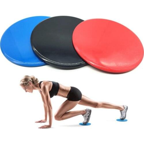Set of 2 Core Sliders - Dual Sided Gliding Discs - Use on Carpet or Hardwood Floors - Great for Core Training & Home Workouts