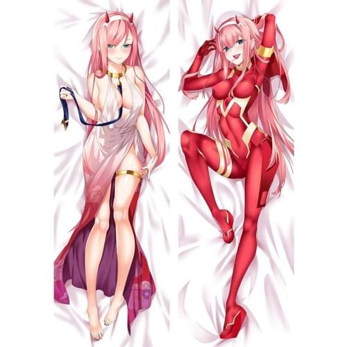 Japanese Anime DARLING in the FRANXX 02 Dakimakura Body Throw Cushion Pillow Cover Huggable Waifu Otaku Cosplay Daki Pillowcase