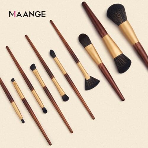 MAANGE MAANGE MAANG New Log Color 10 Makeup Brush Sets Cosmetic Tools for Foreign Trade Foundation Brush Gift for Women Hot