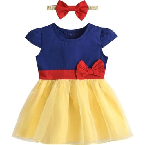 Newborn Baby Girls Dress for Wedding Party Lace Mesh Yarn Patchwork Dress for Toddler Kid 1 Years Birthday Baptism Gowns Clothes