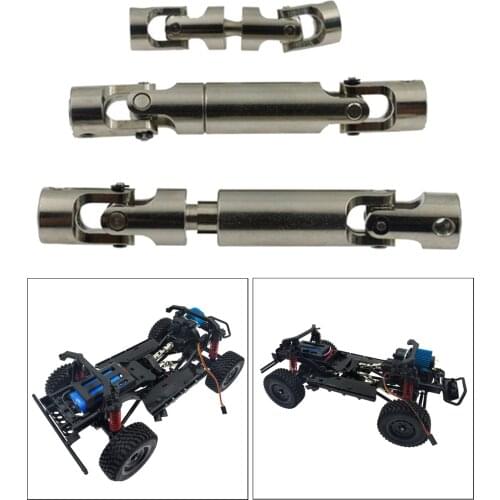 Drive Shaft 3PCS Drive Axle Transmission Shaft Compatible with MN86K MN86KS RC Crawler Car Metal Upgrade Spare Parts