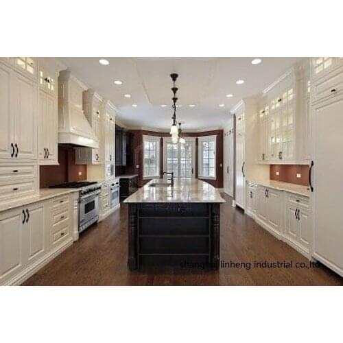 PVC/vinyl kitchen cabinet(LH-PV089)