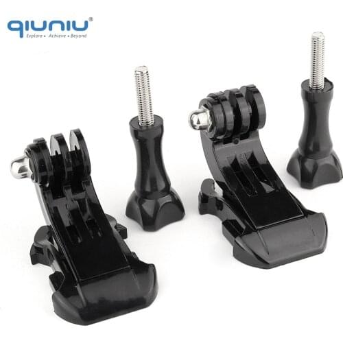 QIUNIU For GoPro Accessories J-Hook Quick-Release JHook Buckle Mount Adapter for GoPro Hero 6/5/4/3+/3/2 for Xiaomi Yi for SJCAM