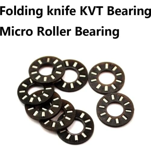 Micro Roller Bearing 1 Pair - with stainless steel Balls Make knives Parts & Accessories Folding knife KVT Bearing