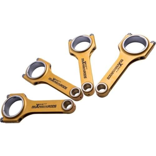 Titanizing 4340 Connecting Rods Conrods For Audi A3 8L1 96-03 Hatchback PD130 PD140 PD150 1.9TDI 144mm 800hp